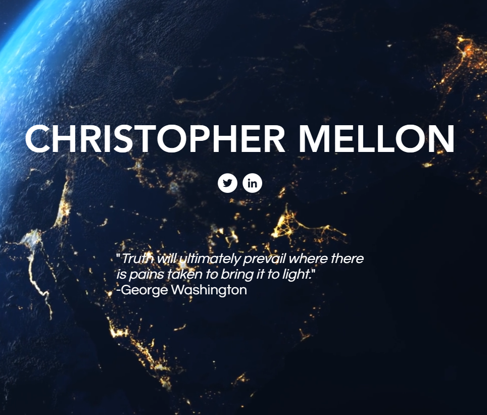 Christopher Mellon Blog