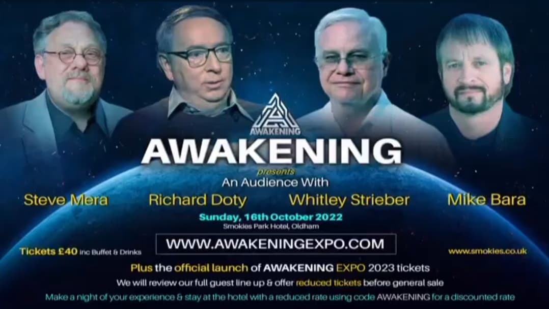 Awakening - An audience with Steve Mera, Richard Doty, Whitney Strieber and Mike Bara
